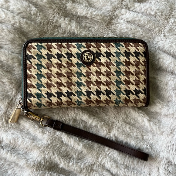 EXCELLENT CONDITION Spartina Wristlet Zipper Wallet - Picture 1 of 4